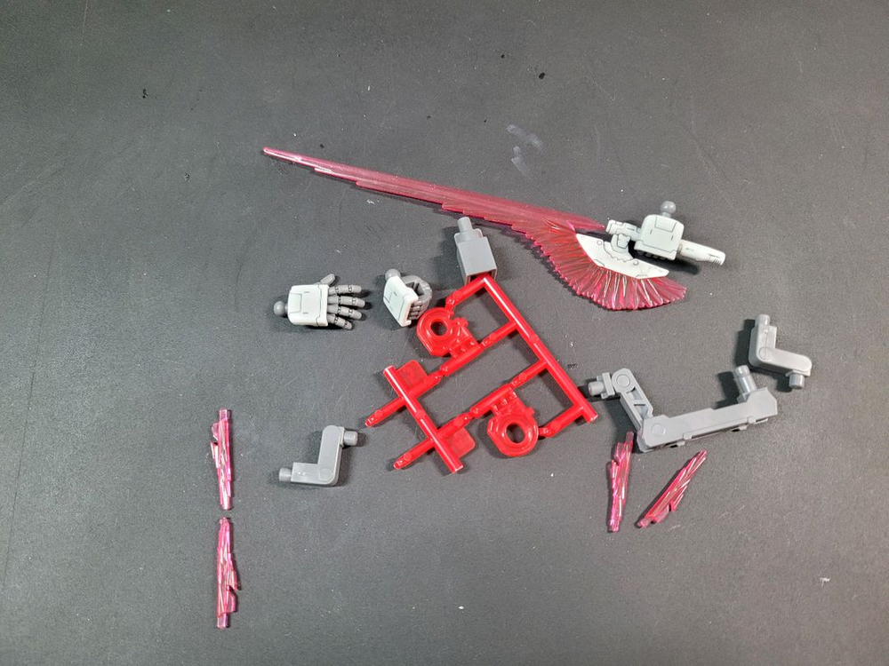 HG 문건담 가조립 부분도색 반다이 건프라 프라모델 이미지