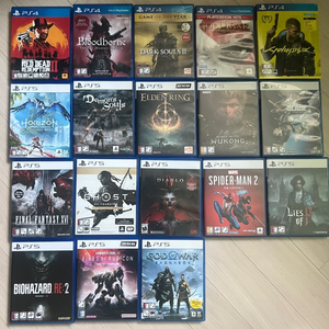 PS4, PS5 게임 다수 팝니다.