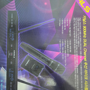 카날스 2채널 무선마이크 BK-820N