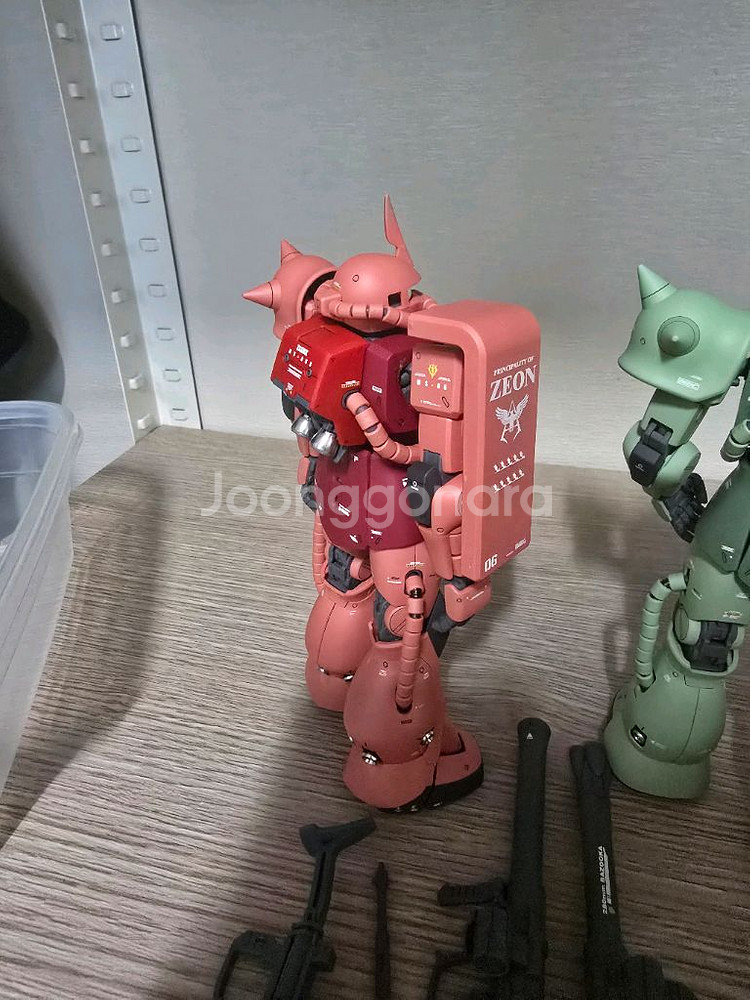 건담 MG 자쿠 2.0,샤아자쿠 무광 데칼적 판매합니다--5