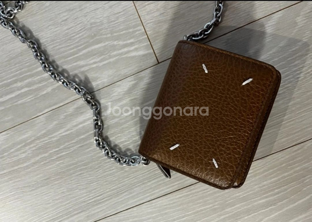 메종마르지엘라 체인카드지갑(브라운)--1