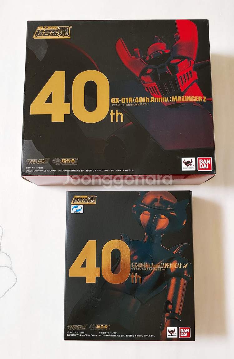 초합금 마징가 아프로다이 40주년 한정판 2종세트--2