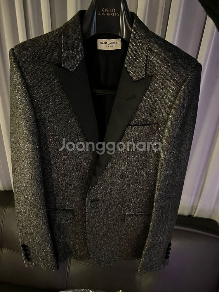 생로랑 스모킹 글리터 자켓 (박효신,GD 착용)--3