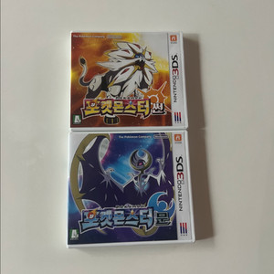 닌텐도3ds 포켓몬스터 썬&문 더블 곽칩