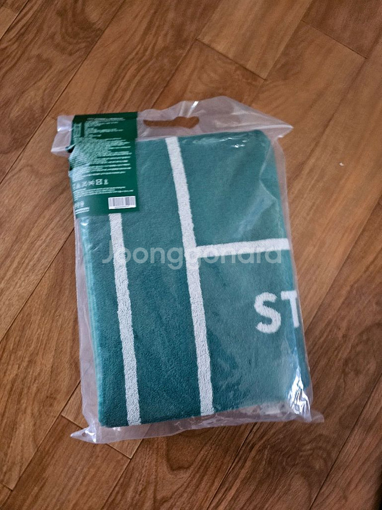 스타벅스 라코스테 프리퀀시 타월1개 미개봉새것--3