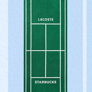 스타벅스 라코스테 프리퀀시 타월1개 미개봉새것