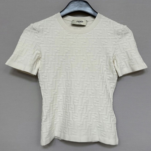 펜디 FF 비스코스 니트 반팔티 ( 44 )