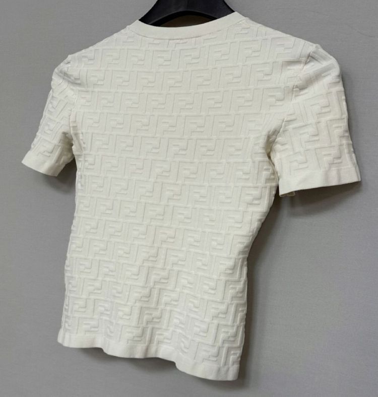 펜디 FF 비스코스 니트 반팔티 ( 44 )--4