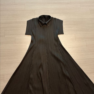 제이드몽 반집업 카라 플리츠원피스