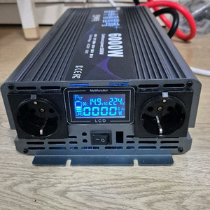 박스개봉한 새제품 인버터 16.8v 3kw 파워 인버