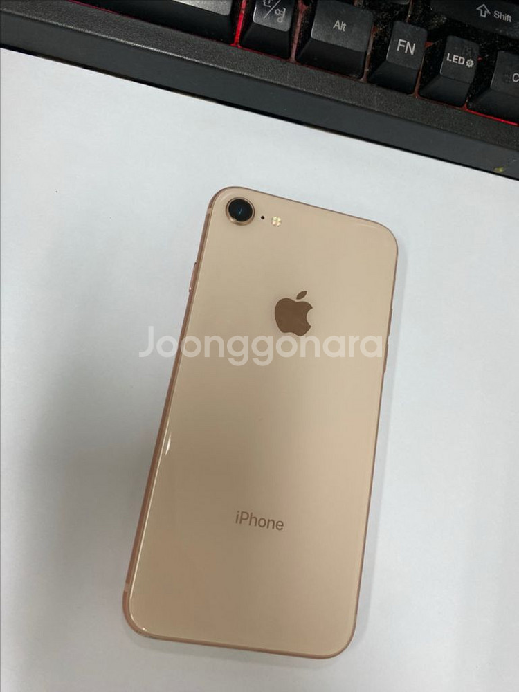 아이폰8 로즈골드 액정SS급 256G 배터리100%--0