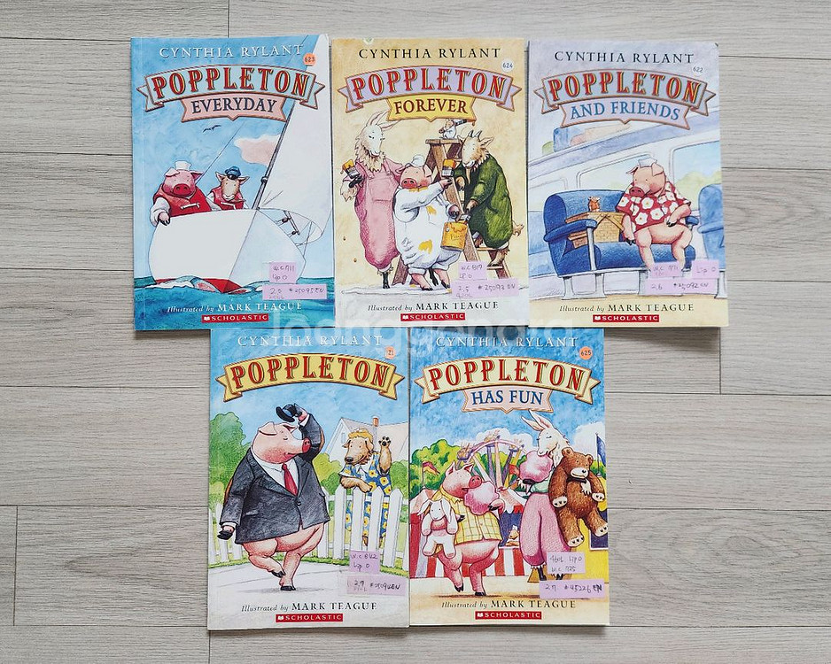 Poppleton포플턴 원서 5권 cd포함--0