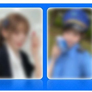 QWER 우리틴틴 2차 포토카드 + 포스터 , 부채