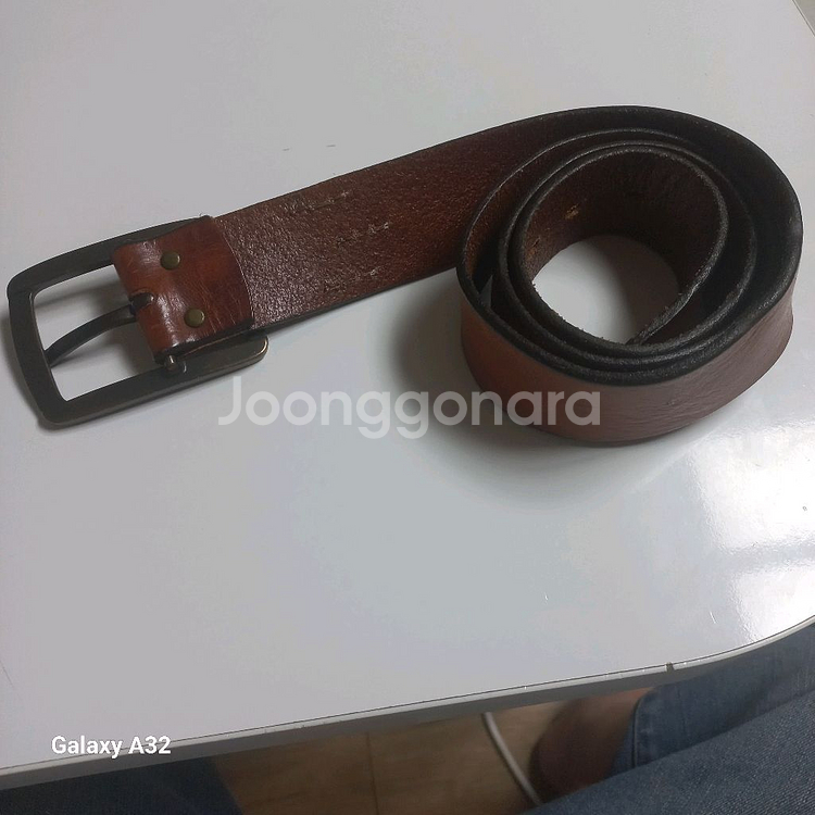 GAP 소가죽벨트 brown 36 USA--1