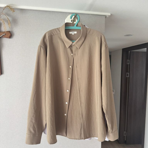 르아브 라이크 린넨 셔츠 카키베이지 L사이즈 이미지
