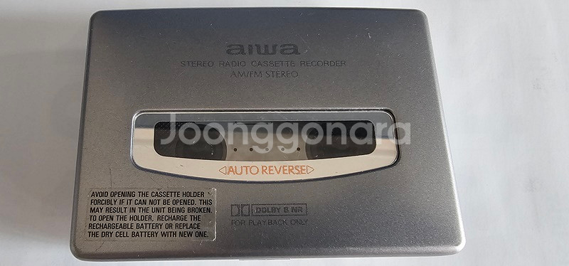 AIWA HS-JX807 워크맨 작동품--1