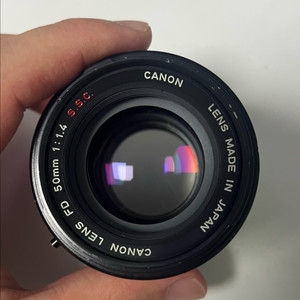 캐논 수동 올드렌즈 FD 50mm ssc F1.4 렌즈
