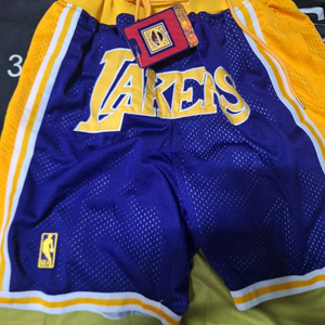 레이커스 nba레트로 반바지 헬스 운동 드라이핏