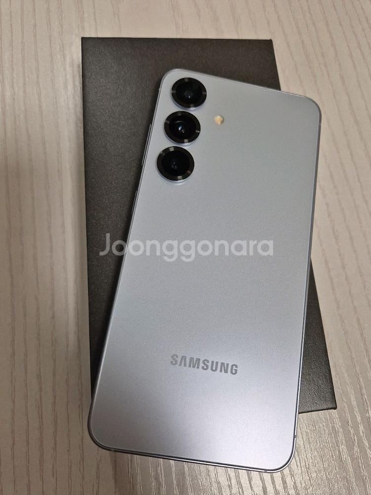 (개인)갤럭시s25 256기가 자급제 아이스블루--0