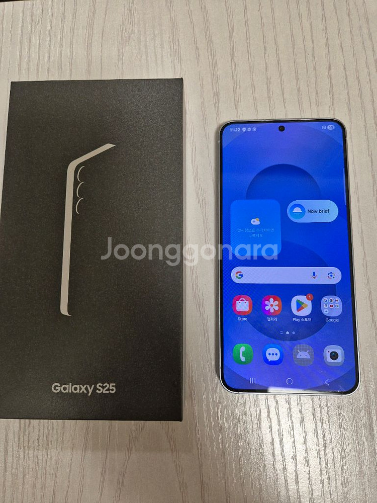 (개인)갤럭시s25 256기가 자급제 아이스블루--1