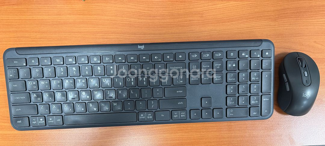 로지텍 k950 m750 키보드 마우스 무선 블루투스--0