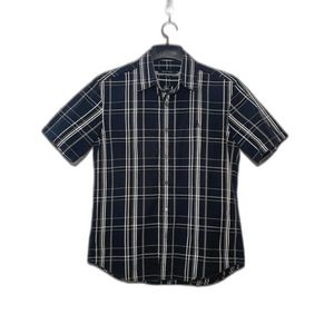 BEANPOLE 빈폴 블랙 체크 반팔셔츠
