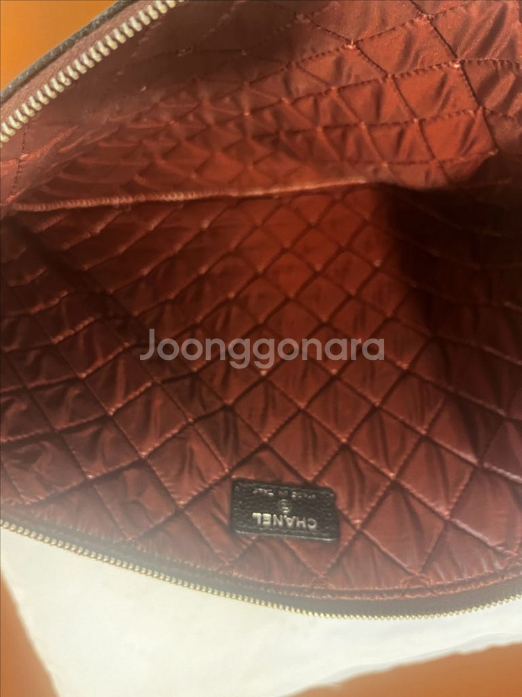 (정품)샤넬 캐비어 라지 클러치--2