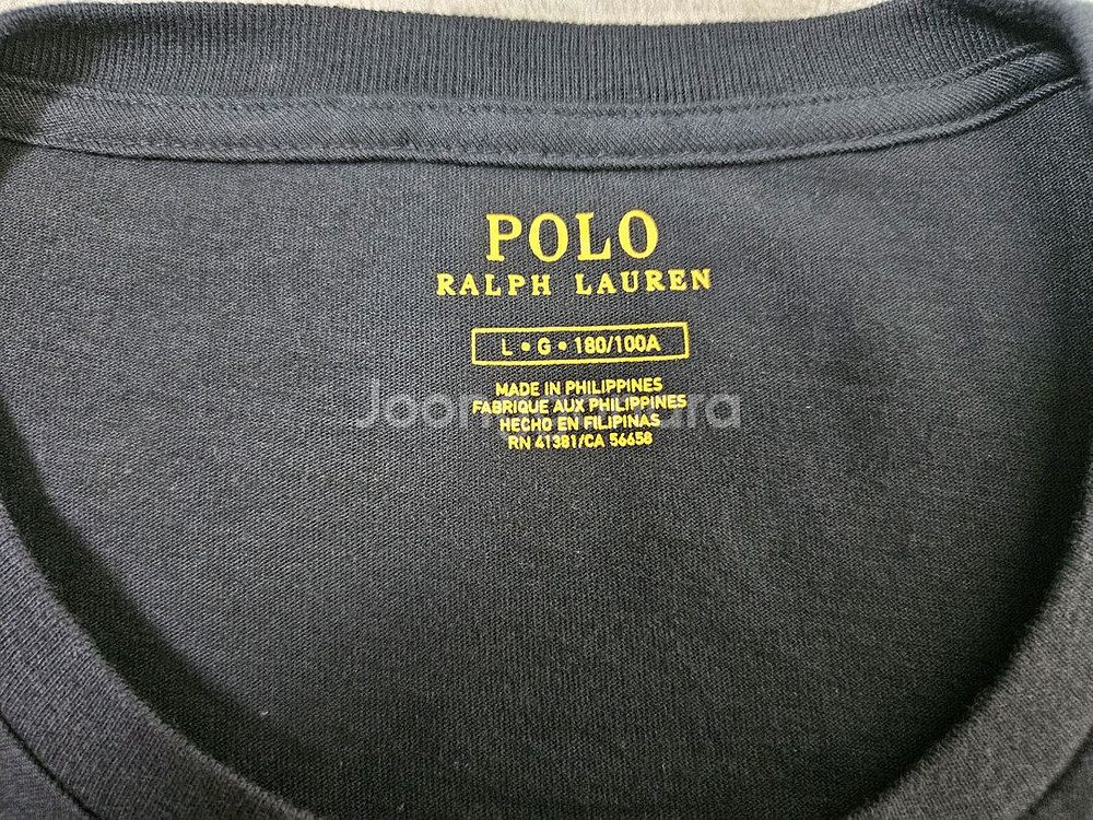 [L] 폴로 랄프로렌 마티니 베어 블랙 티셔츠 새제품--8
