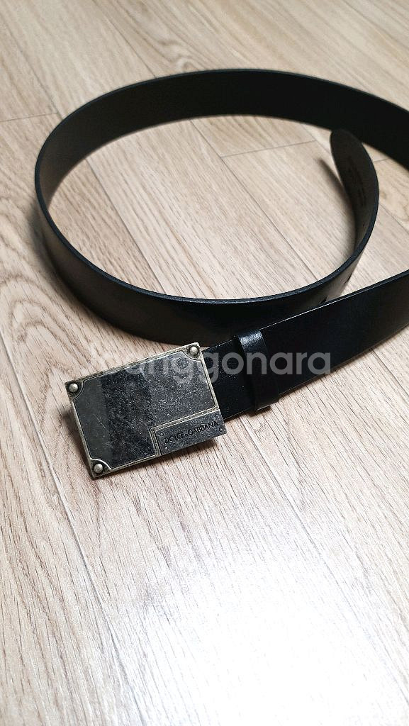 정품 돌체앤가바나 미사용 엔틱버클 가죽 벨트 32~36--0