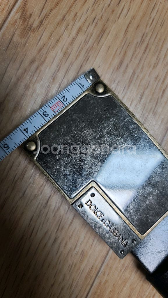 정품 돌체앤가바나 미사용 엔틱버클 가죽 벨트 32~36--5