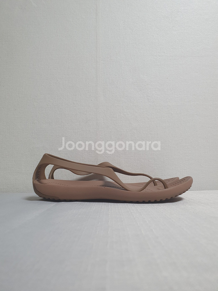 택포가 230mm 크록스 쪼리 섹시 플립 샌달 브론즈--4