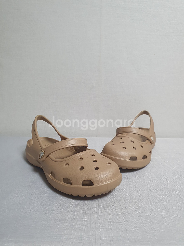 택포가 240mm 크록스 샌들 샤이나 젤리 스트랩샌들--5