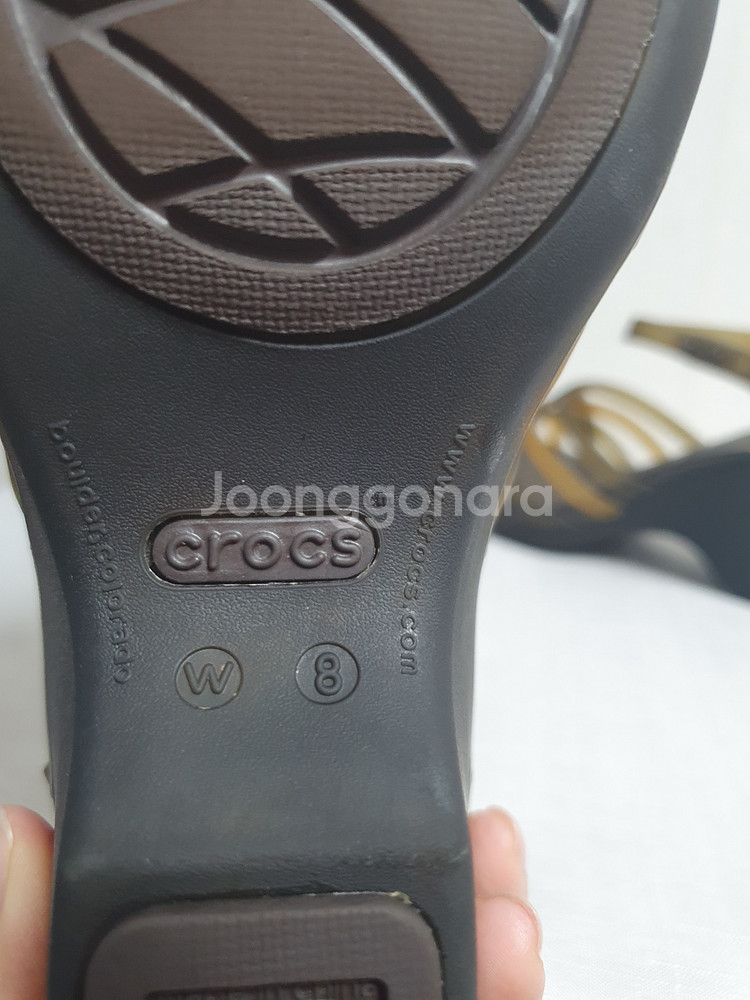 택포가 250mm 크록스 샌들 후라체 웨지샌들 에스프레--9