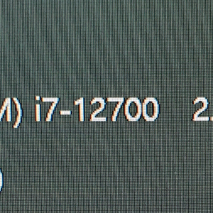 인텔 i7 12700
