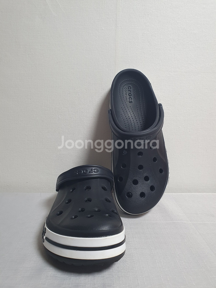 택포가 300mm 크록스 샌들 바야밴드 클로그 블랙 화--1