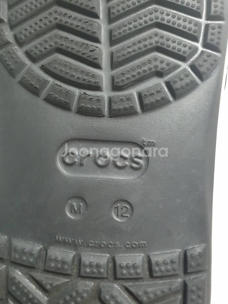택포가 300mm 크록스 샌들 바야밴드 클로그 블랙 화--8