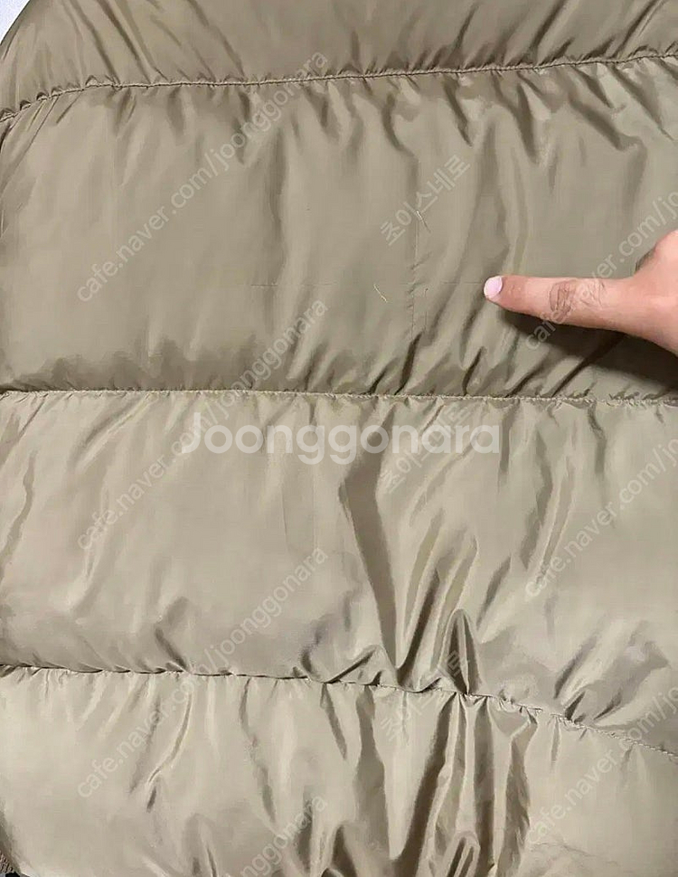 폴로랄프로렌 더블 카모 카키 덕다운 패딩 (X--5