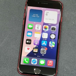아이폰SE2 128GB 레드 배터리 87%