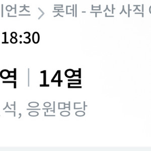 8/8 롯데 사직구장 1루 113구역 응원석 3연석