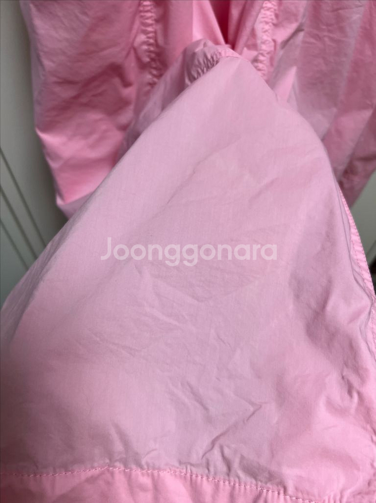 한섬 오즈세컨 바스락 스카프 벨트 셔츠형 반팔 롱원피스--8