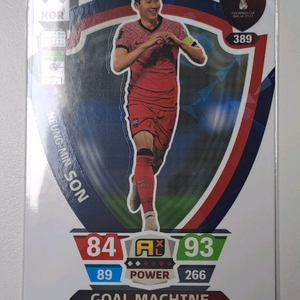 파니니 카드 월드컵 손흥민 power