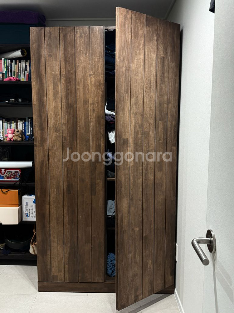 베이직가구 원목 옷장--2