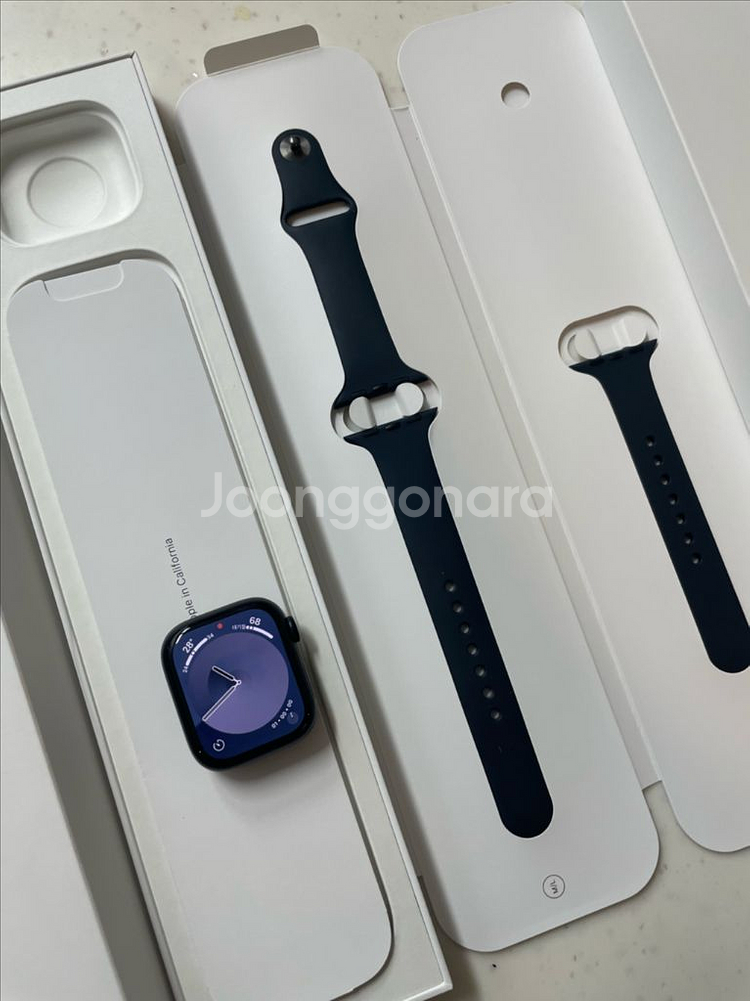 애플워치8 41mm 미드나이트 SSS급--0
