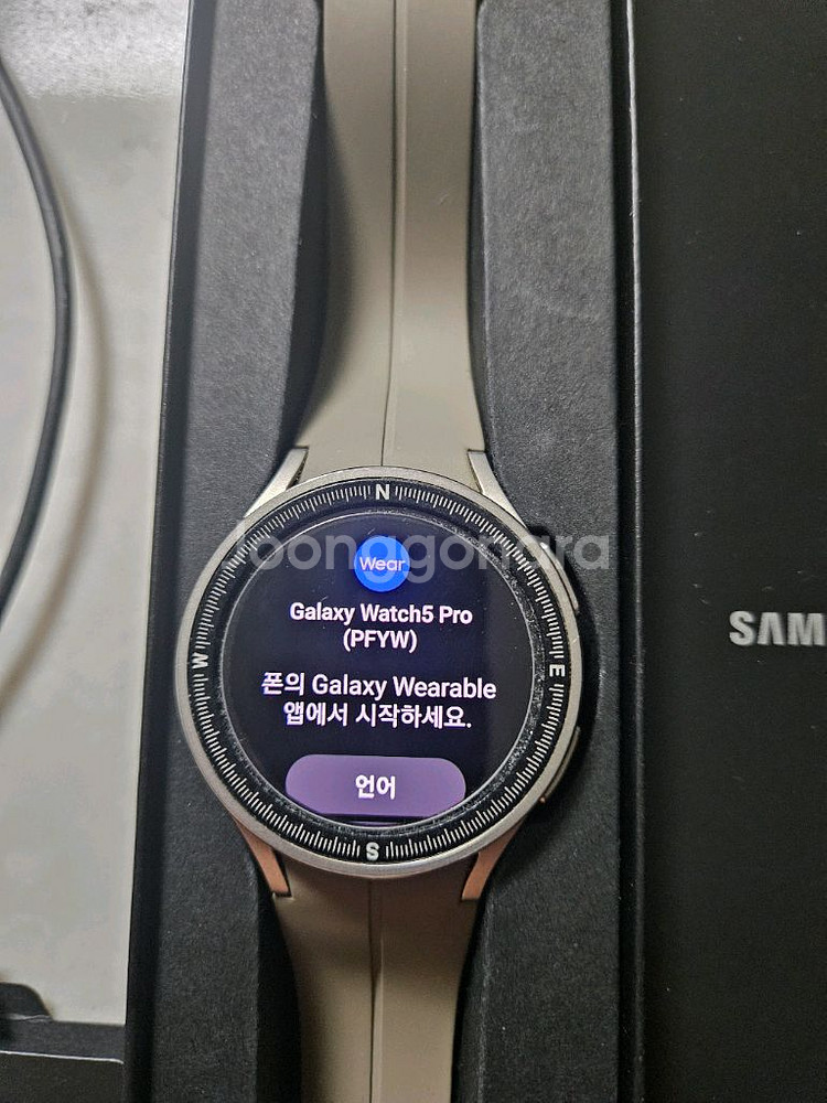 갤럭시 워치5 프로 그레이 티타늄--1