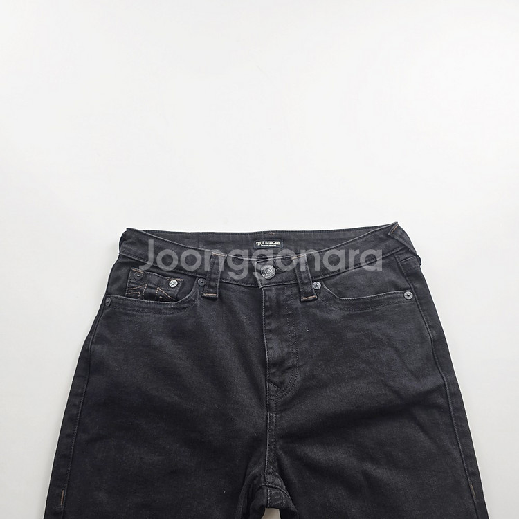 트루릴리전 청바지 흑청 스판 사이즈30 R1420--3