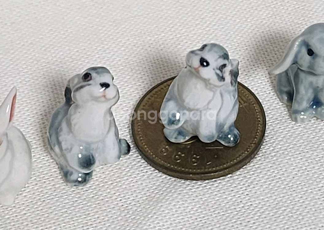 미니어처 도자기 토끼 (초미니)--3