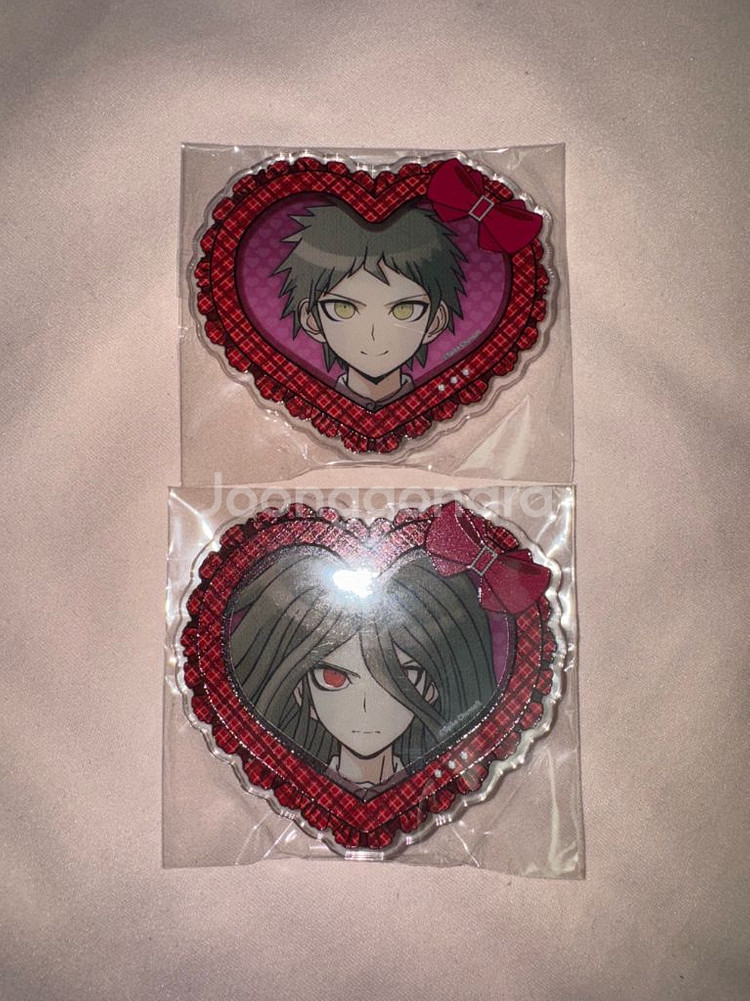 단간론파 히나타 카무쿠라 하트 아크릴 일괄--0