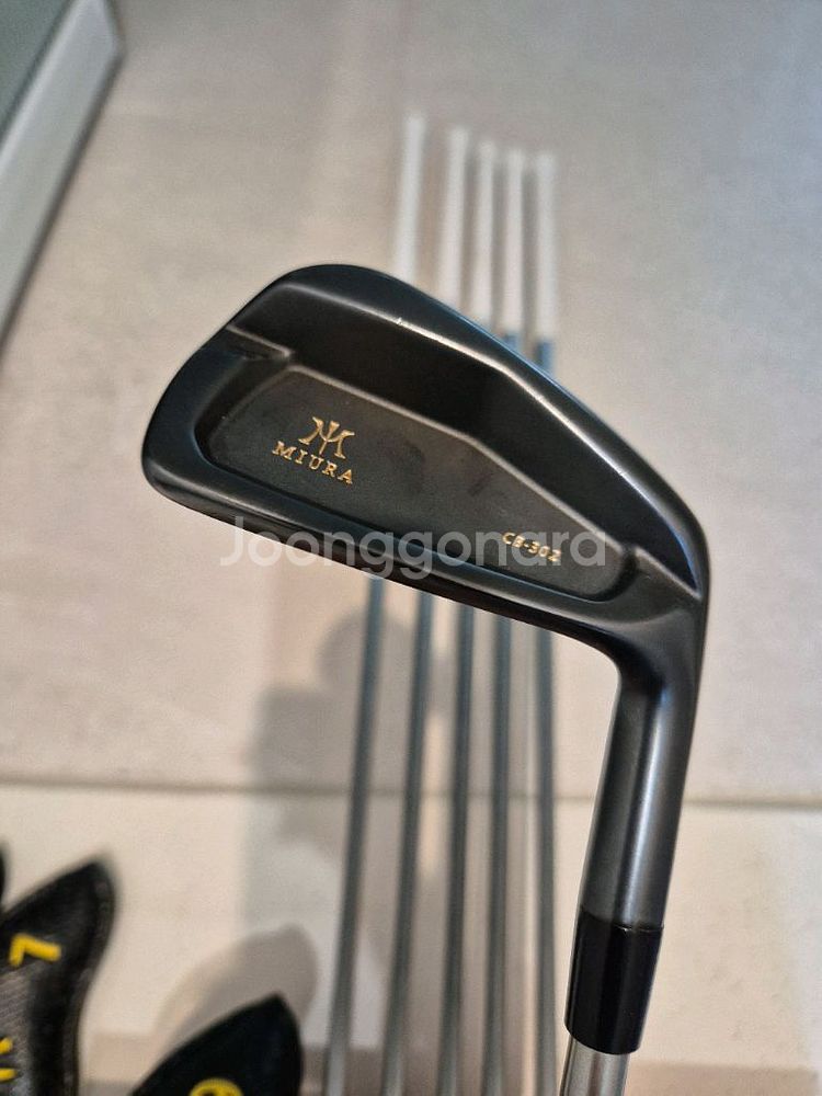 미우라 CB-302 블랙 한정판 아이언 세트--3