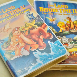 The land before time 공룡 비디오 테이