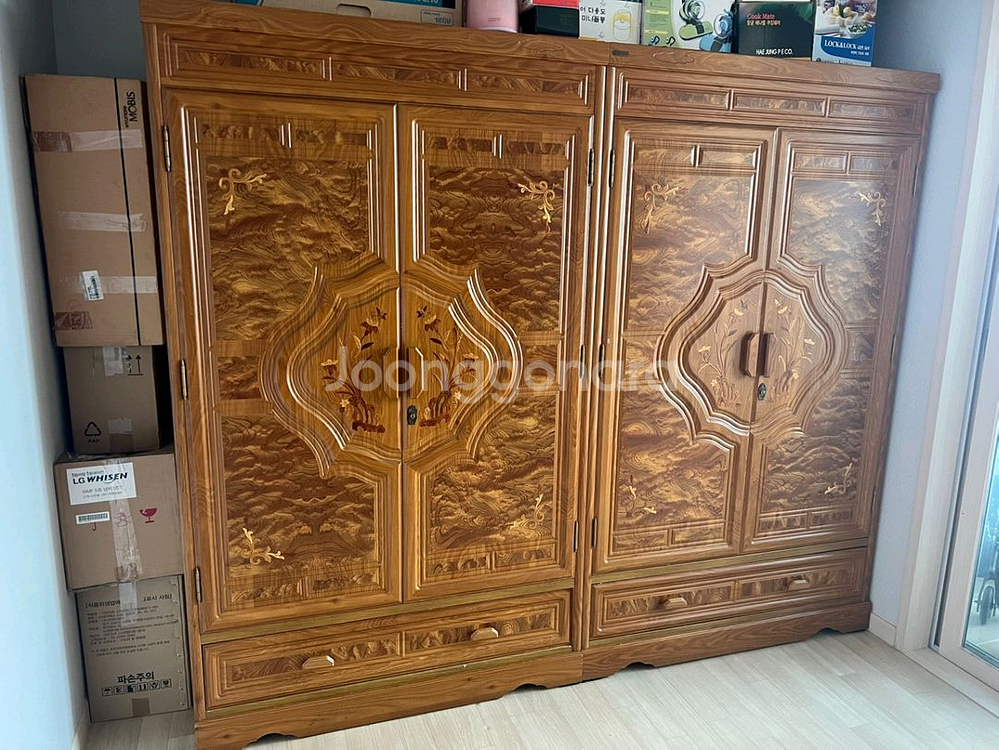 원목 10자장롱--1